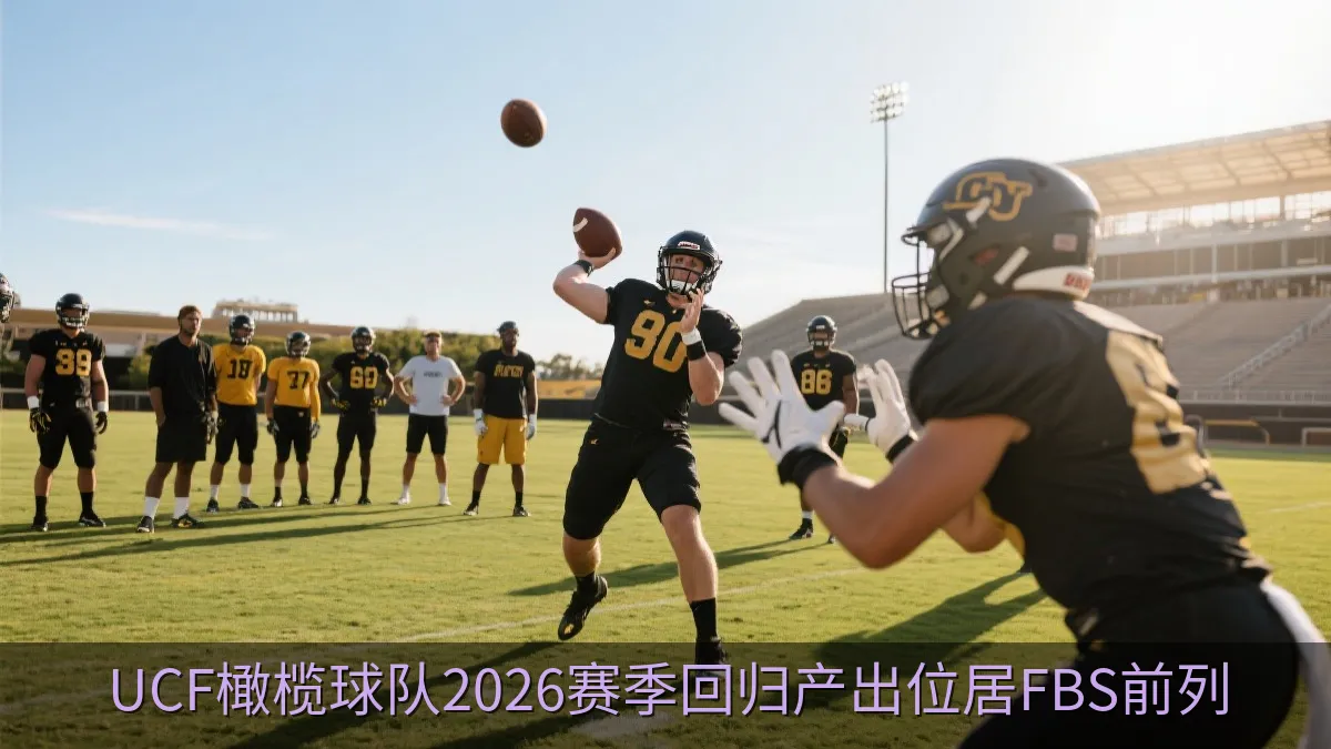 UCF橄榄球队2026赛季回归产出位居FBS前列